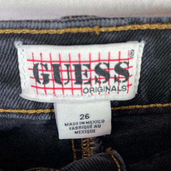 Guess Jeans 25x27 Guess Black Jeans Button Fly Guess High Rise Skinny 25 Guess - Picture 4 of 15